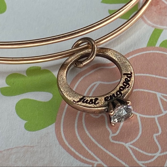 Alex and Ani Jewelry - Alex and Ani Just Engaged Raf Rose Gold Bangle NWT